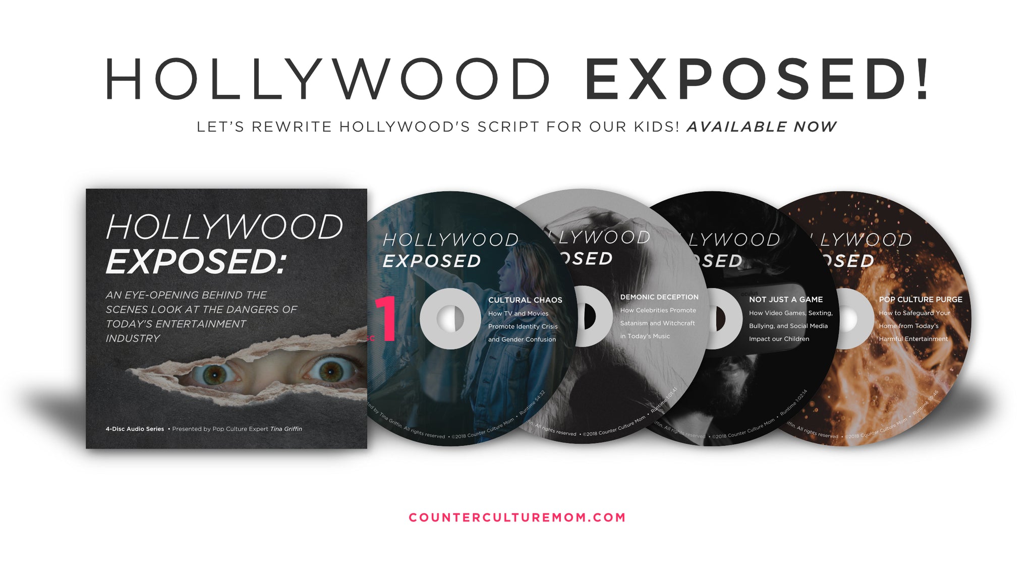 Hollywood Exposed Series 4hr CD pack – Counter-Culture-Mom LLC